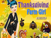 play Thanksgiving Farm Girl Dressup