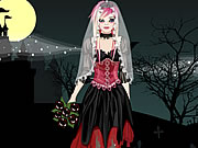 play Stylish Gothic Bride Dress Up