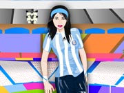 play Soccer Girl Dress Up