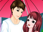 play Romantic Rainy Valentine