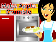 play Make Apple Crumble Cake