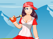 play Baseball Girl Dress Up