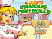 play Lisas Famous Fish Rolls