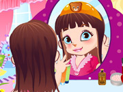 play Cute Mirror Girl Make Up