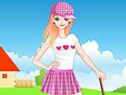 play Ashion On The Golf Field Dress Up