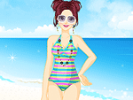 play Pretty Girl On Beach Dress Up