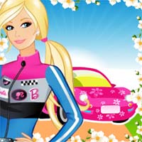 barbie car toon