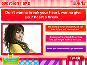 play Demi Lovato Lyric Quiz