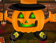 play Halloween Pumpkin Decoration