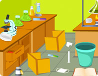 play Clean Up My Laboratory