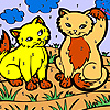 play Naughty Cats Coloring