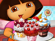 play Dora Tasty Cupcakes