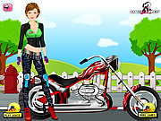 play Biker Girl Dress Up