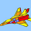 play Modern War Plane Coloring
