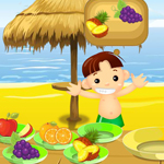 play Beach Fruity Snack