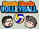 play Sports Heads Volleyball