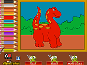 play Dinosaur Coloring