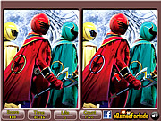 play Power Rangers Spot The Differences