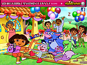 play Dora Hidden Alphabets