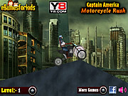 play Captain America Motorcycle Rush