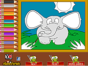 play Elephant Coloring