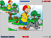 play Caillou Jigsaw