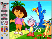 play Dora Hidden Number