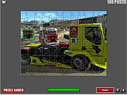 play Racing Trucks Puzzle