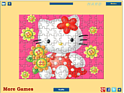 play Hello Kitty Flowers