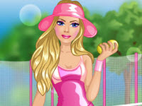 play Tennis Barbie