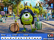 play Monster University Hidden Letters