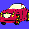 play Dark Red Car Coloring