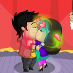 play Pop Star Kissing
