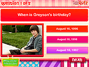 play Greyson Chance Quiz