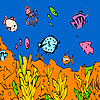 play Colorful Ocean And Fishes Coloring