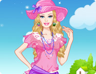 play Barbie Summer Break Dress Up