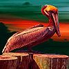 play White Pelicans On The Pier Puzzle