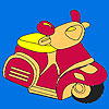 play Little Motorbike Coloring