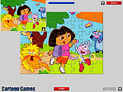 play Dora Cartoon Jigsaw