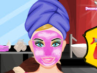 play Barbie Farewell Facial