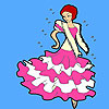 play Old Flamenco Dancer Coloring