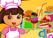 play Dora Fun Cafe