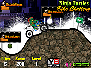 play Ninja Turtles Bike Challenge