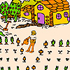 play Farmer In The Big Field Coloring