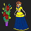 play Beautiful Aristocrat Girl Coloring