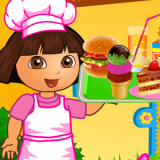 play Dora Fun Cafe