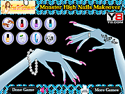 play Monster High Nails Makeover