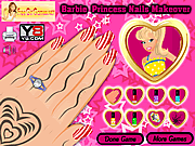 play Barbie Princess Nails Makeover