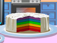 Love Rainbow Cake