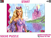play Barbie The Queen Jigsaw